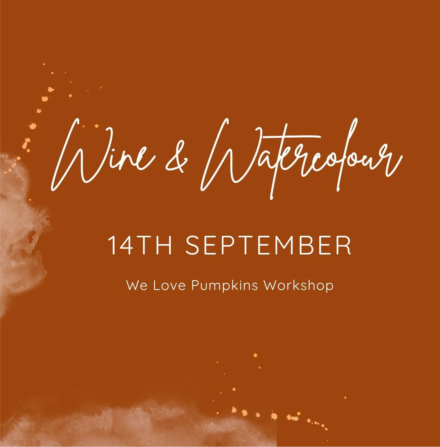 Wine &amp; Watercolours Workshop