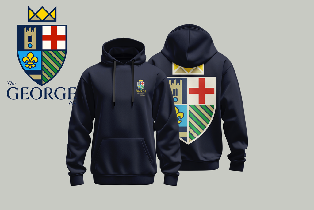 [HOODIE/NAVY/S] Unisex Hoodie (Small, Navy Blue)