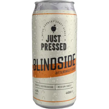 [JUST-PRESSED-BLINDSIDE/440ML]  Just Pressed Cider Blindside Cider - Medium Sweet 4% 440ml
